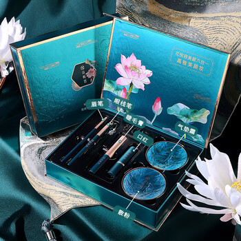 花西子 官方彩妆套盒大品牌彩妆试用装美妆 花悦容彩妆六件套 花悦容