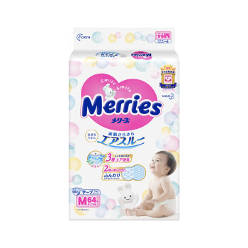 PlusԱ꡿Merries(ձ)ֽM64Ƭ(6-11kg)кӤʪֽƬ͸