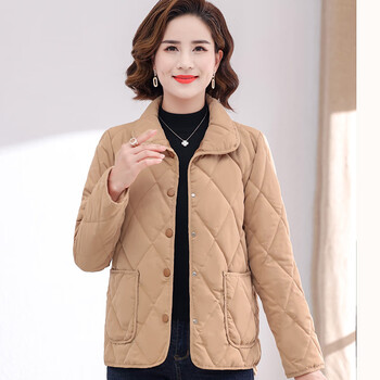 棉袄加肥加大码棉衣外套女50岁60中年妈妈秋装上衣奶奶装保暖小棉袄