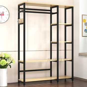 铁艺衣柜铁柜子衣柜简约卧室落地式挂衣铁艺衣柜简易家用防尘收纳衣