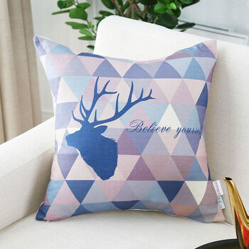 莱家纺品牌北欧i抱枕套不含芯沙发汽车护腰靠垫办公室床头靠背枕头