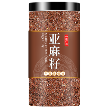 北京同仁堂 原料熟亚麻籽膳食餐500g生亚麻籽代餐黄金亚麻籽即食 【1