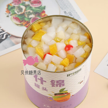 罐头商用大罐装3kg砀山黄桃菠萝水果罐头烘焙餐饮水果捞什锦罐头3kg