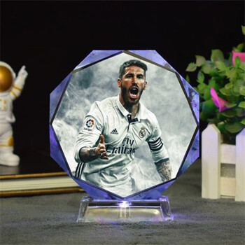 梅西c罗足球纪念品球迷送男生同学朋友d周边生日礼物照片定制 拉莫斯1