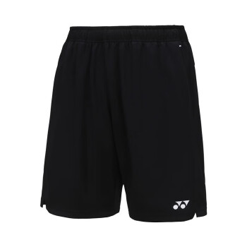 YONEX尤尼克斯羽毛球服2024年新款运动短裤 120034男款黑色 L