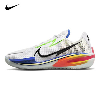 耐克nikeairzoomgtcut1ep耐磨实战篮球鞋男女白蓝灰运动休闲鞋dx