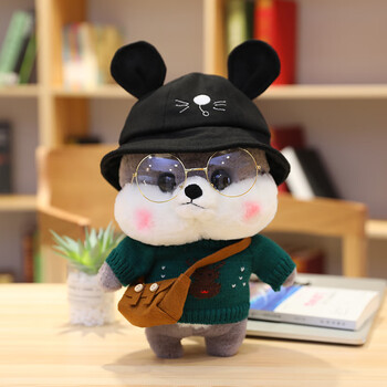 南旗可爱穿衣哈士奇公仔小狗二哈毛绒玩具超萌柴犬玩偶娃娃礼物送女孩