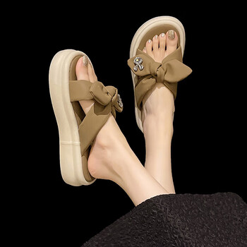 回力四季2024年最新款网红爆款拖鞋女夏季蝴蝶结拖鞋罗马鞋凉鞋拖鞋