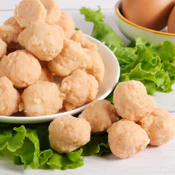 十里馋鸡肉丸2500g袋雪莲胡萝卜调理鸡丸东北烧烤肉串健身鸡肉丸子