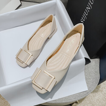 313234船鞋女鞋单鞋2024年小码子女法式平底特小 黑色 33【图片 价格