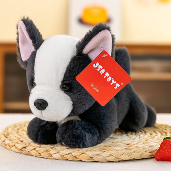 柒猪比格犬玩偶仿真名犬柯基公仔可爱雪纳瑞玩偶宠物狗狗安抚布娃娃