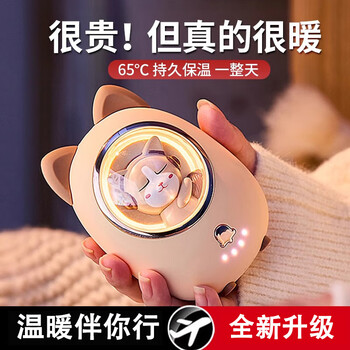 筏芯暖手宝充电宝二合一自发热女生手握热水袋迷你冬季随身暖手蛋学