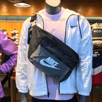 耐克nike休闲运动腰包男女胸包王一博同款大斜挎单肩包db4697010cv