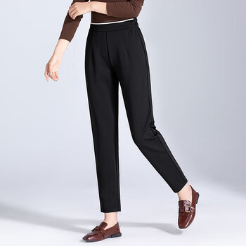 梵侈赫尔轻奢妈妈裤子女秋装新款春秋常规新款中年春款加大码中老年人