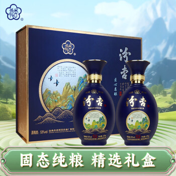 汾杏 匠心名酿 清香型白酒 53度 475ml*2瓶 礼盒装