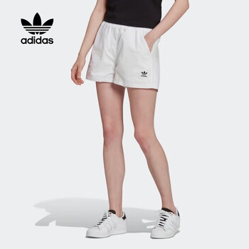 阿迪达斯 (adidas)三叶草短裤女裤2024季新款运动透气跑步训练休闲裤