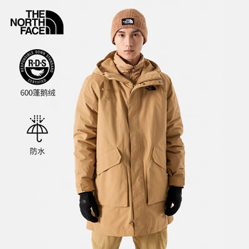 北面(the north face)三合一冲锋衣男长款600蓬鹅绒内胆防水保暖羽绒2