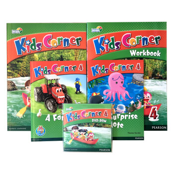 Kids Corner Pack 4СѧӢֱͨװ鱾 ϰ 汾DVDֻAPP