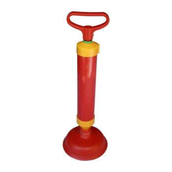 絮实 打气马桶拔皮揣子打气筒真空抽水皮吸马桶浴缸排水管清洁吸盘管道疏通皮搋子