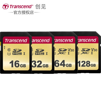 Transcend ٴ洢 ΢ڴ濨  4KƵ SD MLC UHS-I 95M/S 128GB