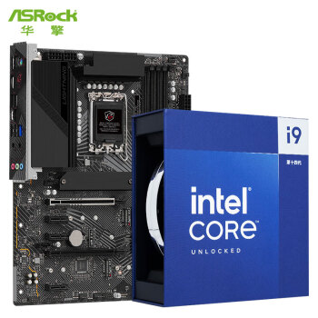  (ASRock)Z790 PG Lightning/D5 籩 +Intel 14 i9-14900K ̨ʽ CPU CPUװ