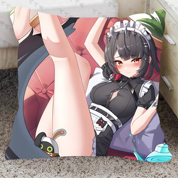 鲨鱼妹艾莲乔抱枕绝区零动漫玩偶卧室沙发枕 双面定制2 33x35高雅韩国