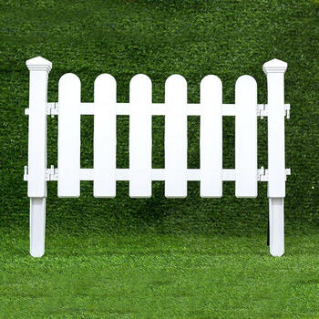直销白色塑料栅栏花园护栏篱笆菜园围栏圣诞树装饰橱窗多歀式 白色 50