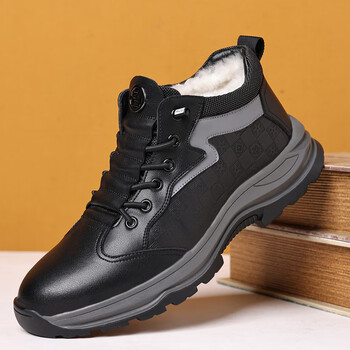 鞋靴>流行男鞋>男士休闲鞋>男士工装鞋>沃克老头>沃克老头棉鞋男款