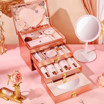 咕噜熊生日礼物女生送女朋友老婆高级感化妆品套盒圣诞彩妆套盒护肤