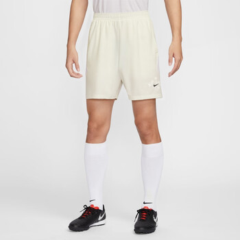 耐克nike男子速干足球短裤夏季运动裤梭织透气拼接133帆白白黑xl