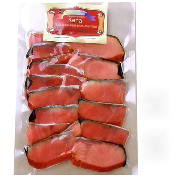 梅氏俄罗斯风味熏鱼 200g 俄式热熏大马哈鱼片开袋即食鱼肉食品 马哈