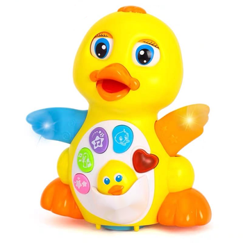 版 大黄鸭婴儿充电版音乐大鹅宝宝电动跳舞玩具2岁生日礼物早教玩具