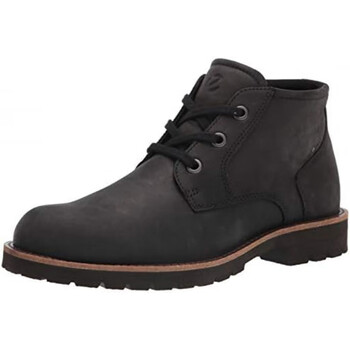 爱步ecco男士詹姆斯顿中筒靴blacknubuck10105中国44