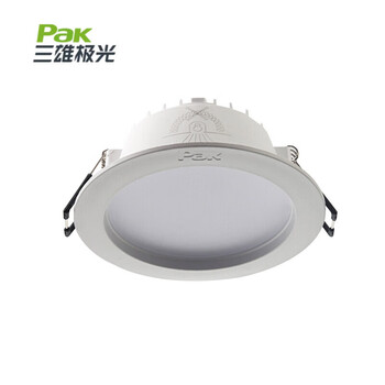 三雄极光(pak)星韵系列led筒灯嵌入式单灯吊顶天花孔灯洞灯超薄走廊防