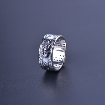 银色貔貅戒指女款【图片 价格 品牌 报价】-京东