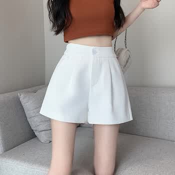 服饰内衣>女装>女士休闲裤>dyjalbert>dyjalbert卡其色西装短裤女夏外