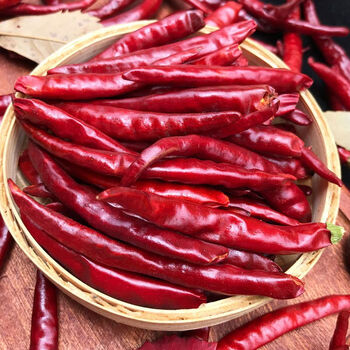 喵小熊云南精选文山丘北干辣椒农家自晒中辣香辣红辣椒小米椒干货批发