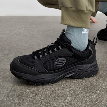 时尚黑武士缓震舒适潮流复古老爹鞋男子运动休闲鞋 999873-bbk建议拍