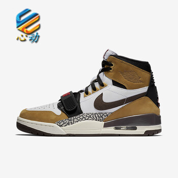 耐克nikeairjordan312aj312白棕新秀男子复古高帮篮球鞋av3922102av