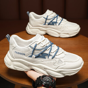 飞跃运动休闲鞋秋季新款德训鞋小众设计感鞋男米色39