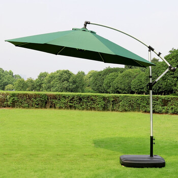 野人谷 3米防雨户外遮阳伞庭院伞香蕉伞罗马伞大花园伞沙滩伞大太阳伞