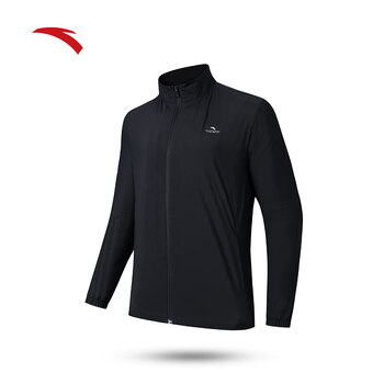 安踏防泼水梭织运动外套男款立领跑步户外风衣休闲上衣152417610