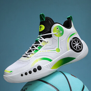 qgengtle联名高品质篮球鞋男士新款战靴杜兰特哈登户外休闲运动鞋绿色