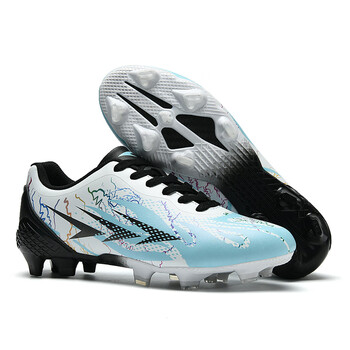 耐克森美克儿童足球鞋男长钉学生毒蜂训练运动鞋2035白月长钉36