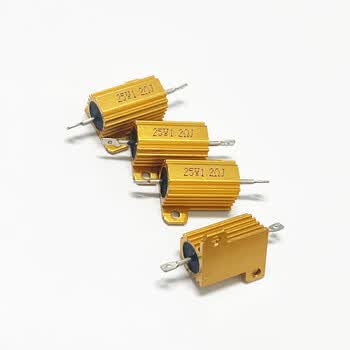 黄金铝壳电阻rx2425w65r68r75r80r82r25w黄金铝壳90r1个
