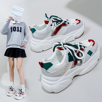 回力四季2024年最新网红爆款老爹鞋女ins韩版网面低帮老爹鞋女春季