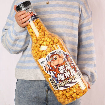 年货网红超大巨型爆米花瓶装大桶装焦糖奶油小零食小吃的休闲怀旧