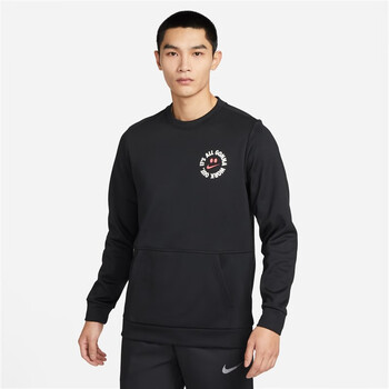 耐克nike长袖t恤thermafit男子长袖训练上衣fd4808010黑m
