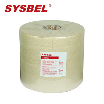 西斯贝尔SYSBEL擦拭纸吸水吸油实验室器皿工厂车间清洁100%原生木浆 SWF201Y-1 擦拭布420张/卷  2卷/箱