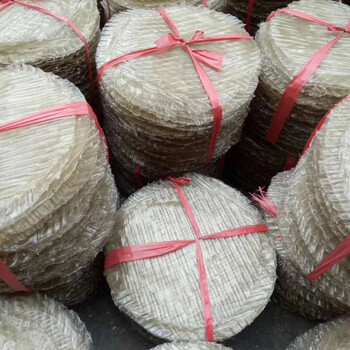 食芳溢江西广丰特产 五都手工粉皮 面皮 纯红薯粉皮 广丰手工粉皮1斤